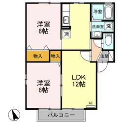 ハイツボナール Ⅱの物件間取画像